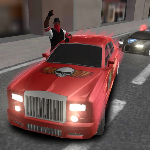 疯狂的司机大佬市3D police chase game